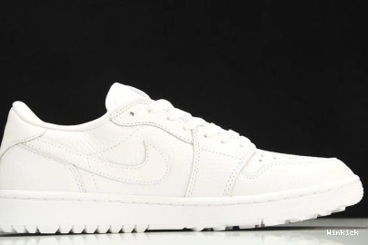 Retro Jordan Low 1 Golf Triple DD9315-101 White 0823